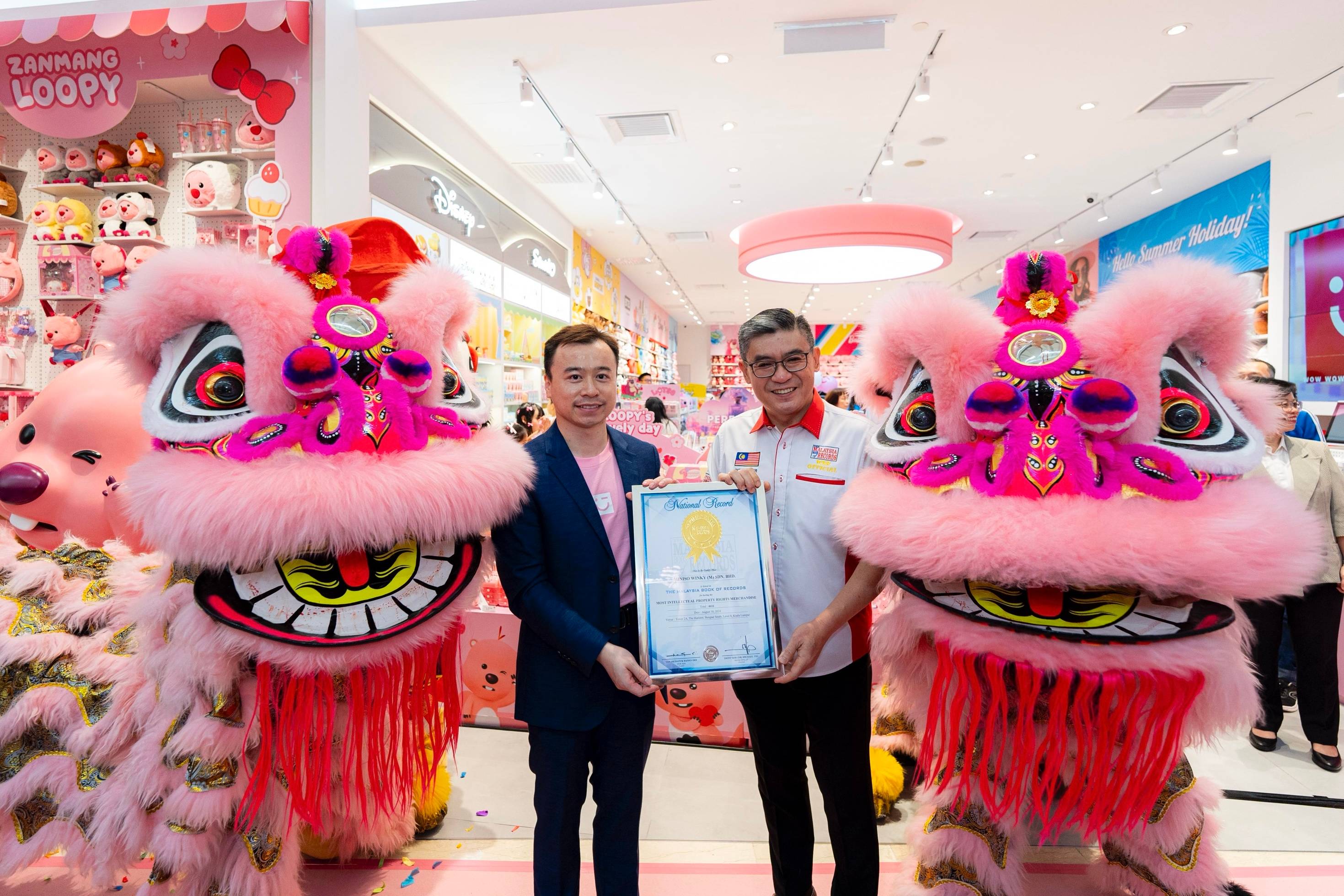 MINISO Gets into Malaysian Book of Records for Having Most Intellectual Property (IP) Rights Merchandise