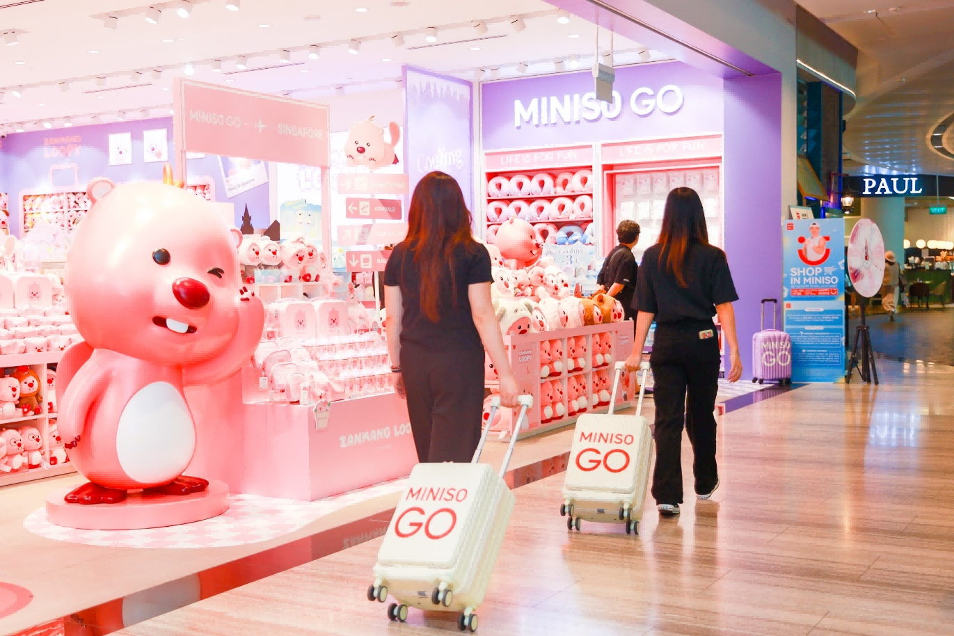 MINISO Opens Zanmang Loopy IP-themed Store at Singapore Jewel Changi Airport with a Fun Dance Party