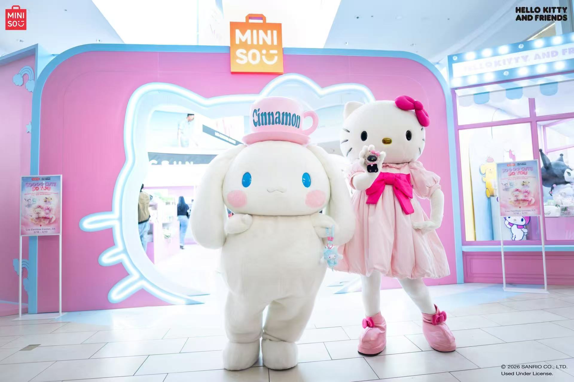 MINISO Launches Its First Hello Kitty® and Friends Pop-Up Experience in North America