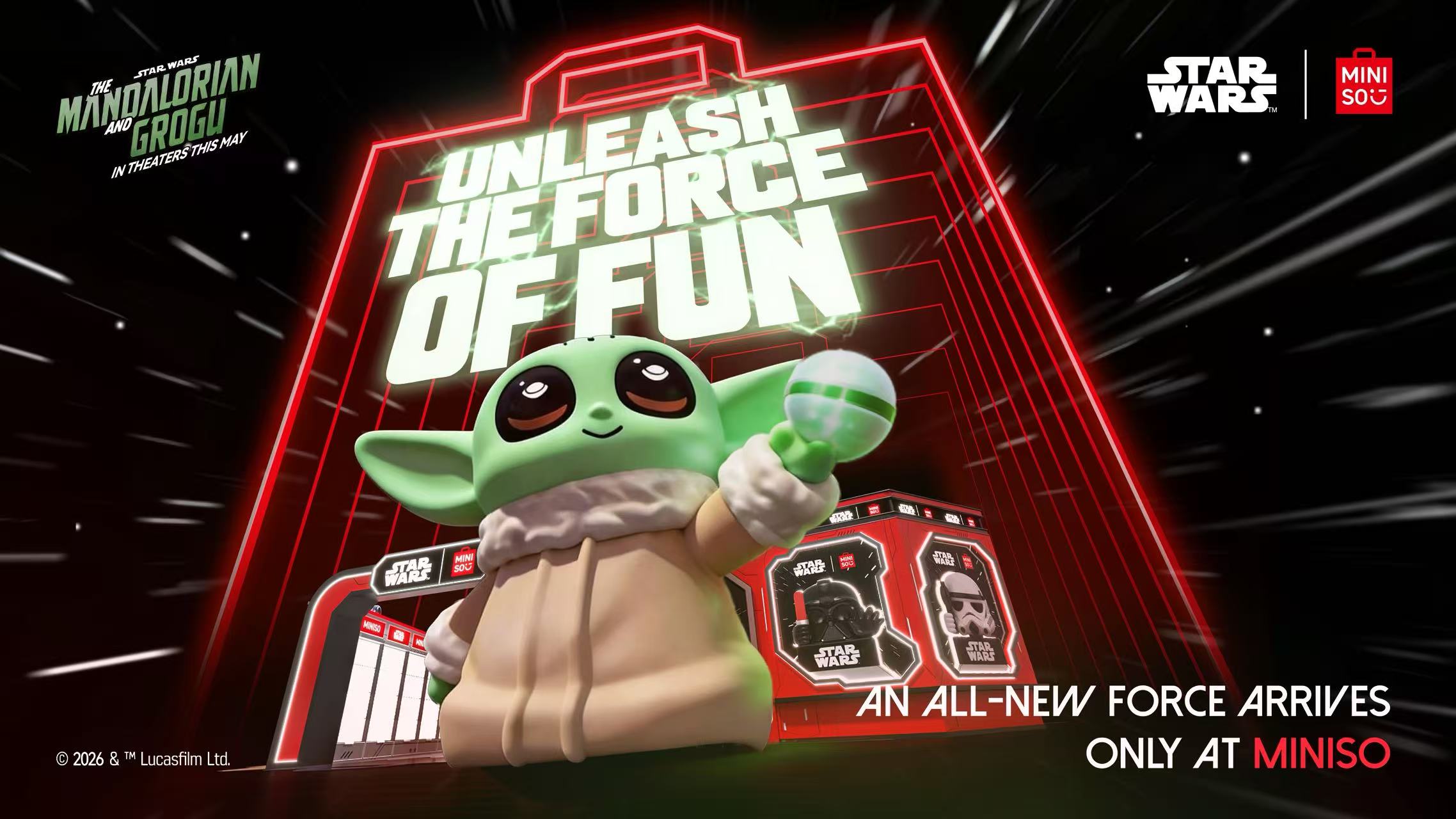Unleash the Force of Fun: MINISO Rolls Out Its New Star Wars™- Inspired Collection Through Global Pop-Up Activation